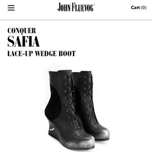 Fluevog conquer Safia boots size 9